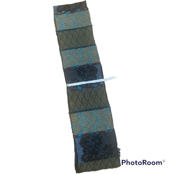 Guillaume De Mons Paris France Patchwork Scarf - Picture 4 of 6